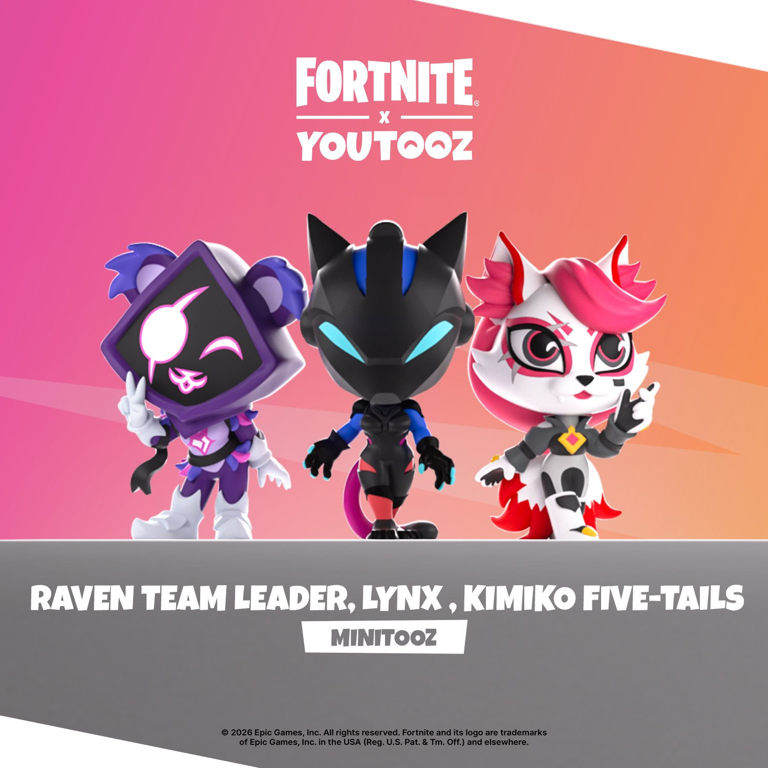 Fortnite x Youtooz Minitooz Collection Drops July 7