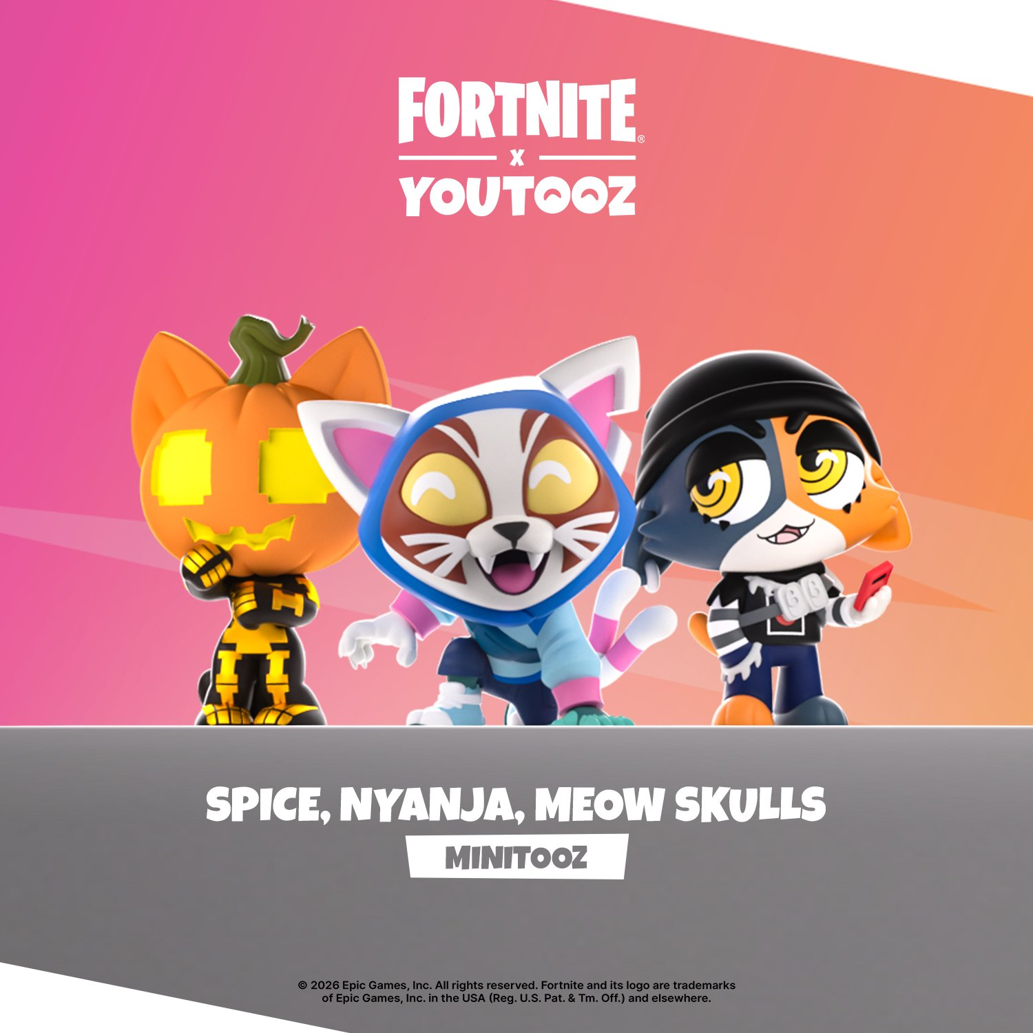 Fortnite x Youtooz Minitooz Collection Drops July 7