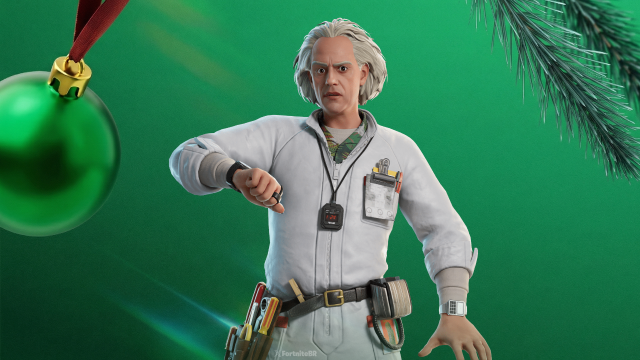 Fortnite x Back to the Future: Doc Brown Available Now