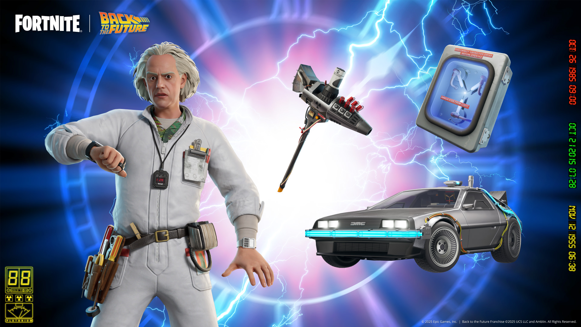 Fortnite x Back to the Future: Doc Brown Available Now