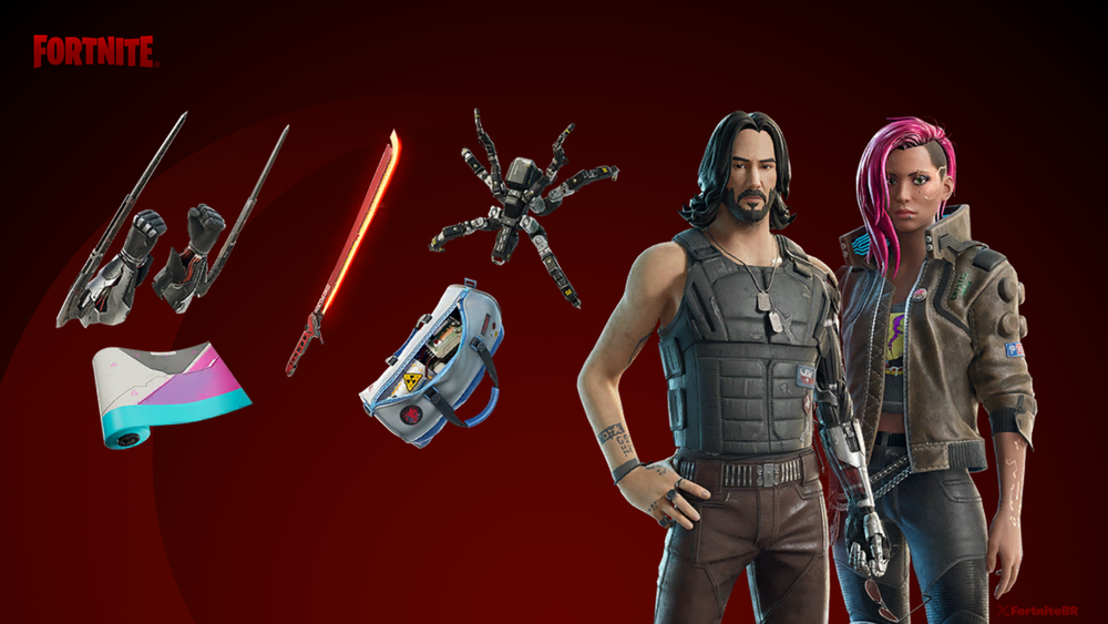 Fortnite x Cyberpunk: Edgerunners Revealed