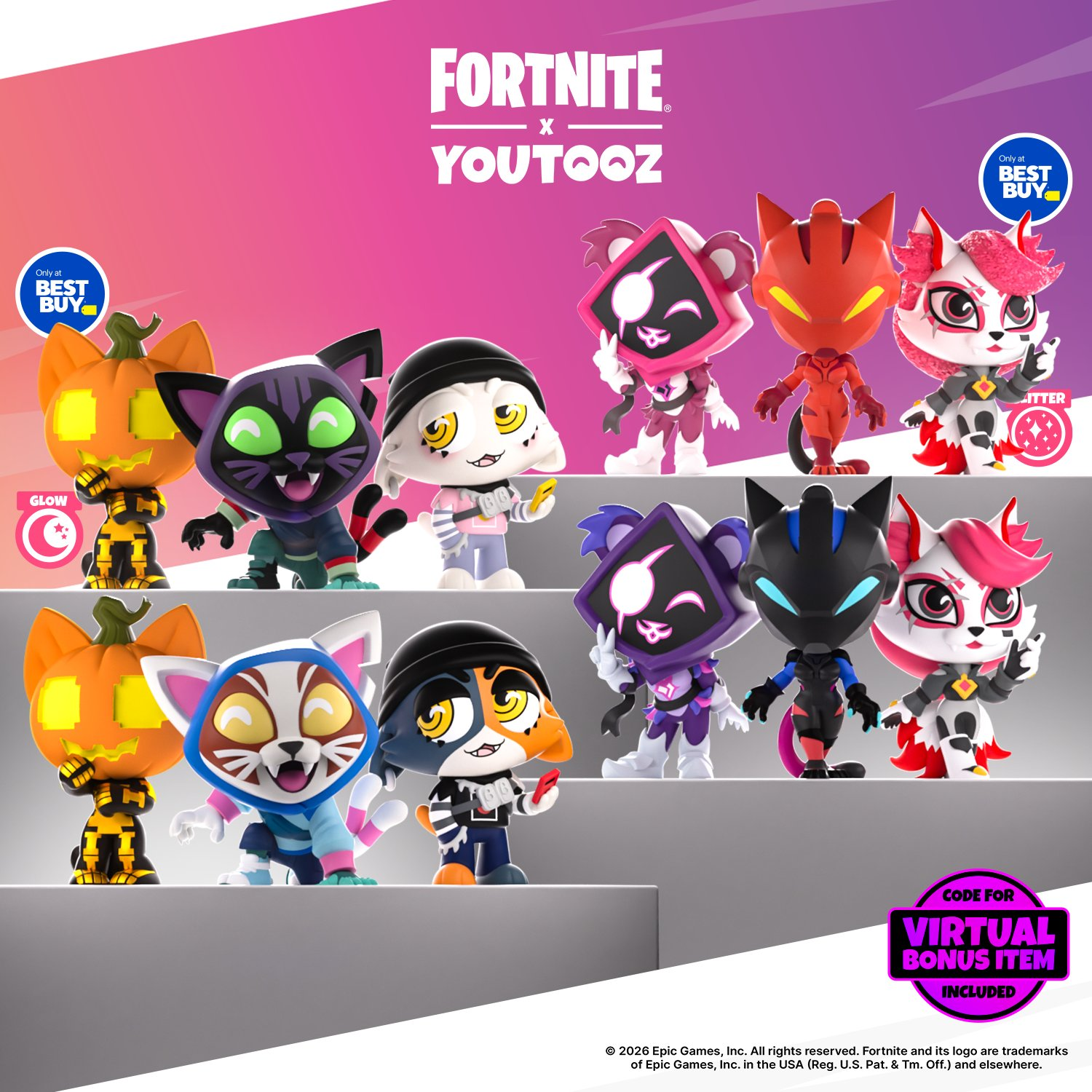 Fortnite x Youtooz Minitooz Collection Drops July 7 Fortnite x Youtooz Minitooz Collection Drops July 7